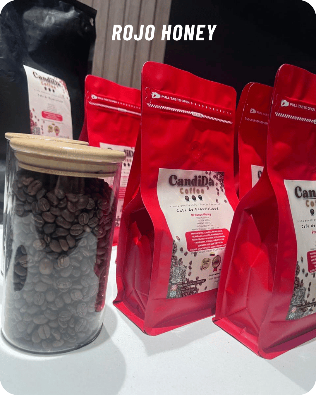 cafe de especialidad rojo honey